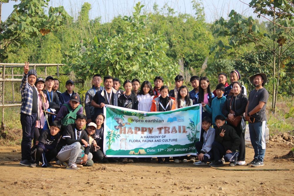 Participants of the trekking and camping trip.